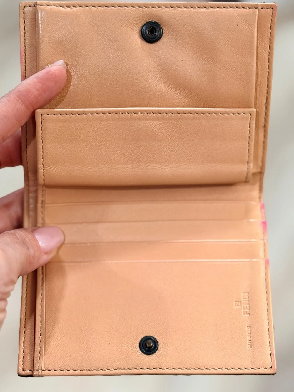 Fendi  Brown Monogram FF Canvas Bifold Wallet ⭐️